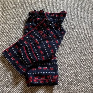 Janie and Jack Red Train Pajama Set